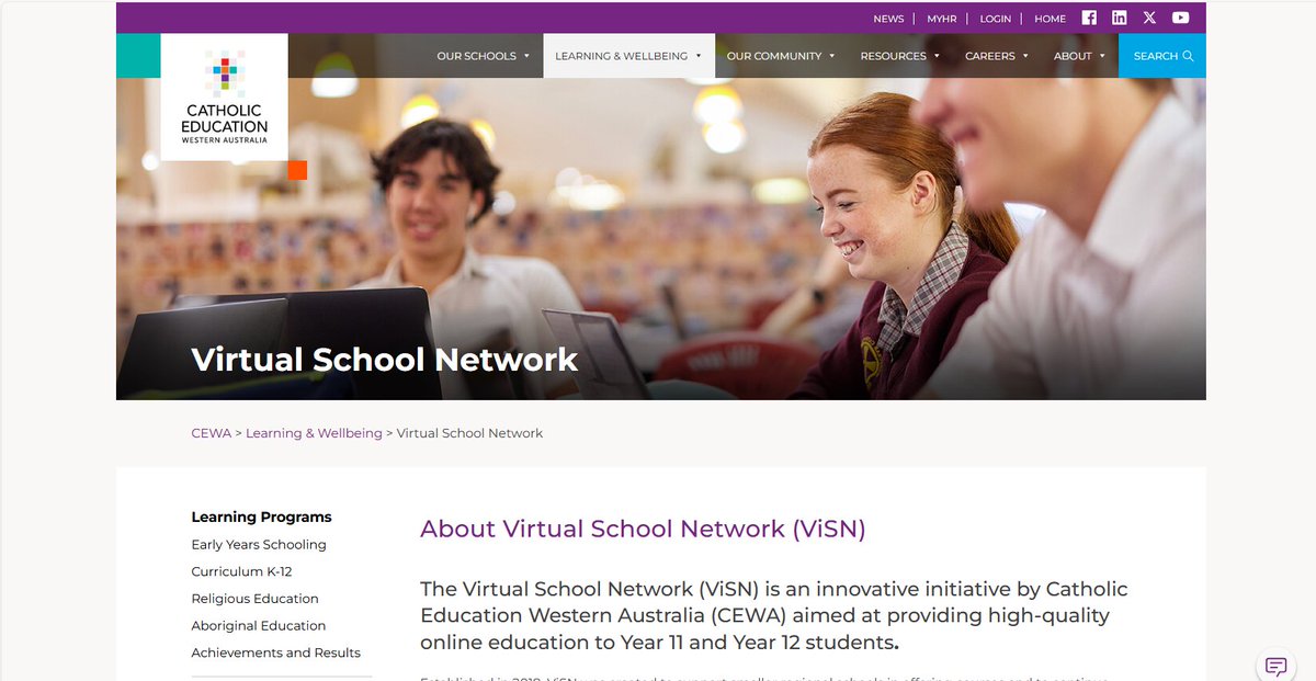 MrsKK8's tweet photo. Did you hear the news?
#ViSN now has its own public webpage! Now you can see what #ViSN is all about and how we serve @CatholicEdWA students from all over the state! Check it out!
https://t.co/3Zee62YZuH
@pegfitz101 https://t.co/CTBdih2zIV