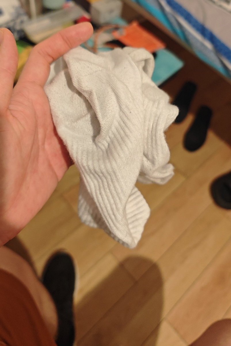 健身后的白袜，谁来抱着闻闻