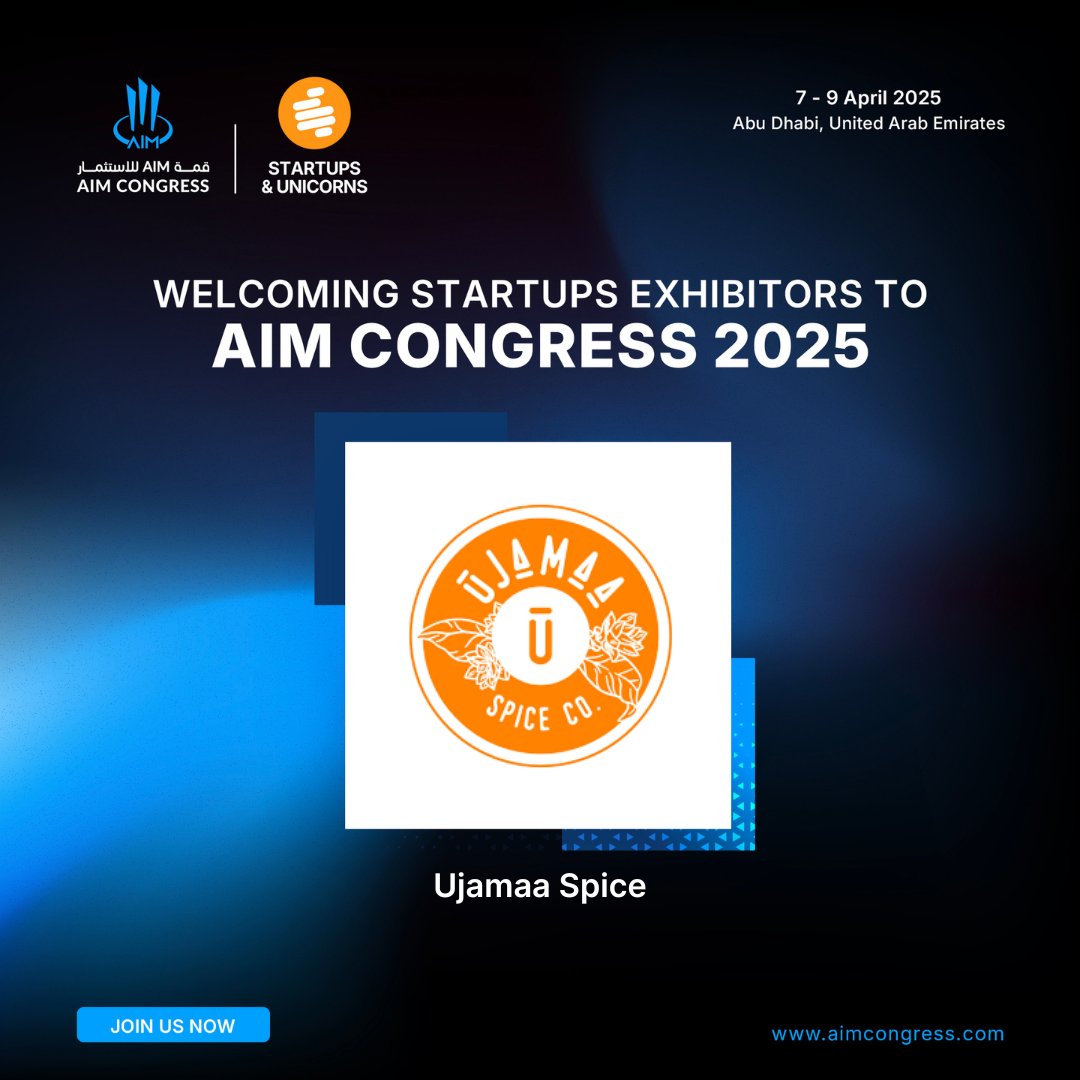 AIM_Congress's tweet image. We’re excited to welcome Ujamaa Spice as an Exhibitor for Startups &amp;amp; Unicorns at AIM Congress 2025!

Ujamaa Spice is redefining the food industry with its unique blend of flavors and commitment to sustainability. With their innovative approach to spices, they’re bringing rich,