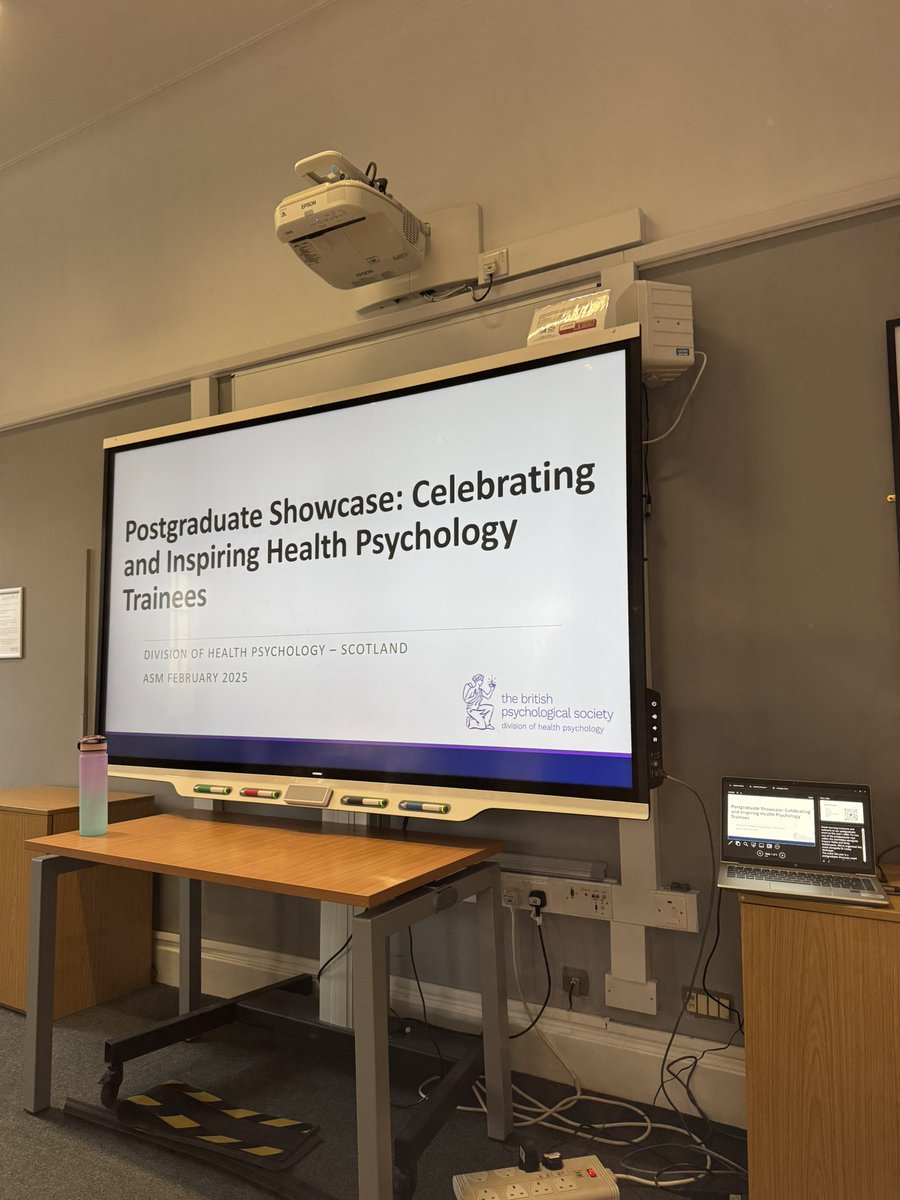 We are in Perth for our Annual Scientific Meeting. Kicking off the day with a postgraduate showcase! Excited to hear about all of our inspiring trainees and postgraduates across Scotland. 

#bps #healthpsychology #traineehealthpsychologist