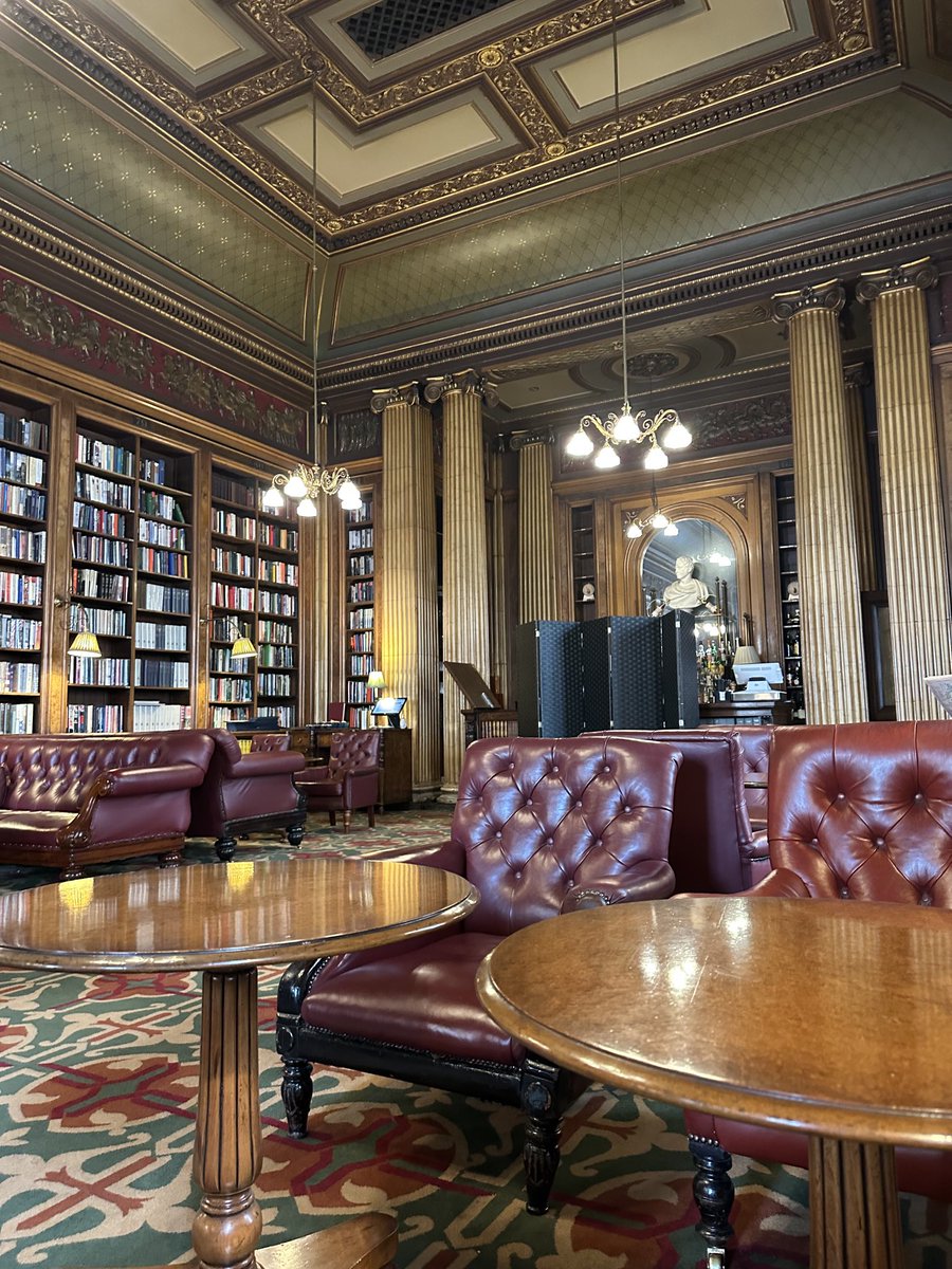 Popped in to the Reform Club for a meeting