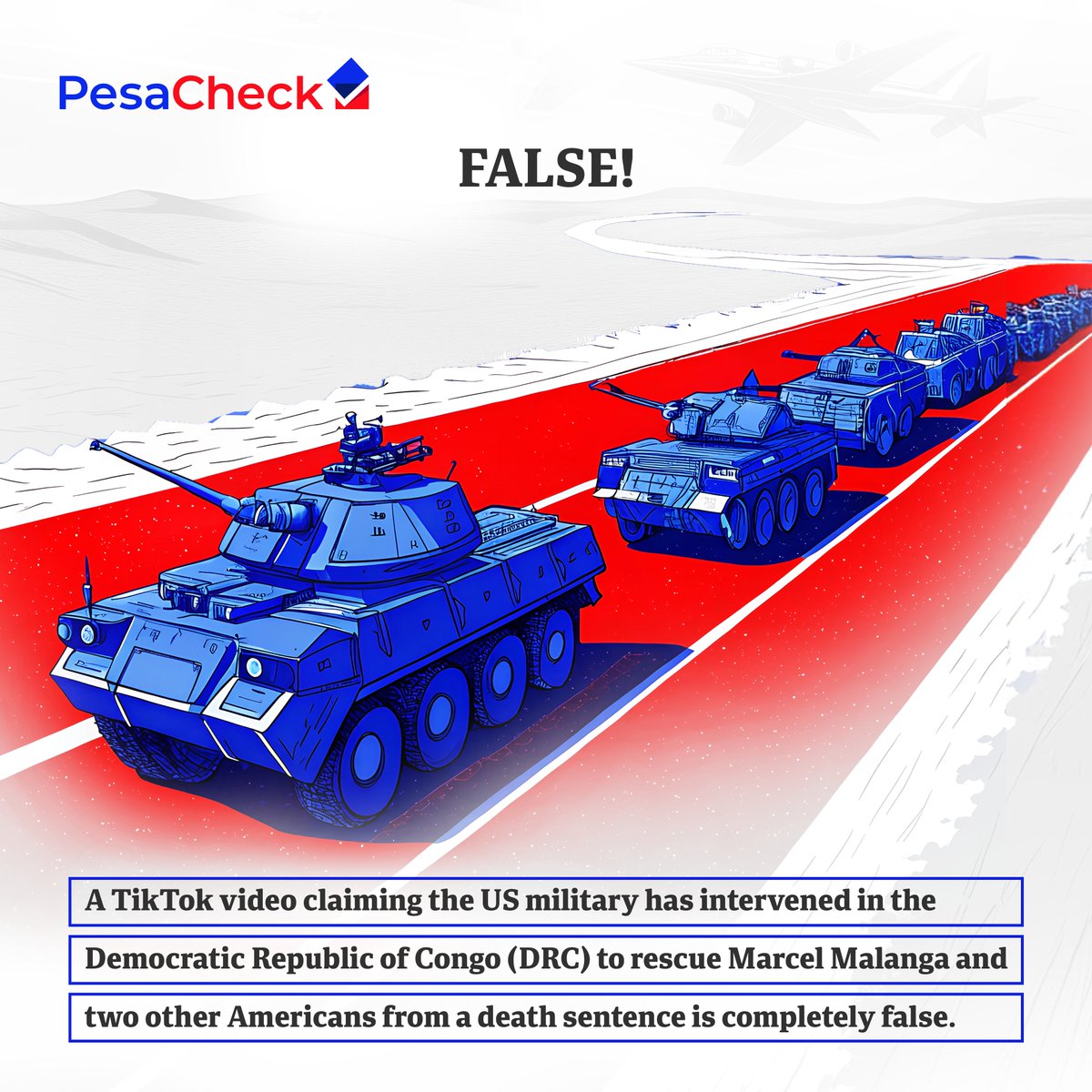 The alleged video consists of three different sets of footage; from 2017, 2021 and 2023 unrelated to recent events involving Malanga and 37 individuals sentenced to death for an attempted coup: bit.ly/41ctGzQ