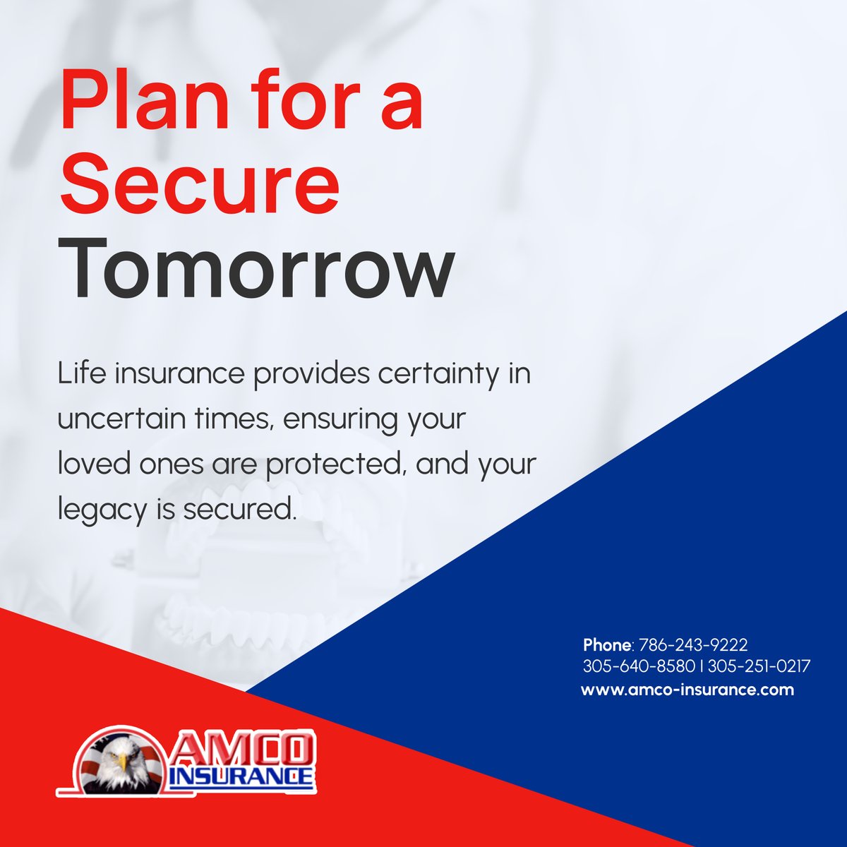 jeinsuranceamco's tweet image. Invest in your family's future with reliable life insurance. Gain peace of mind knowing tomorrow is taken care of—explore your options today! 

#HomesteadFL #InsuranceServices #AmcoInsurance #LifeInsurance #FamilySecurity