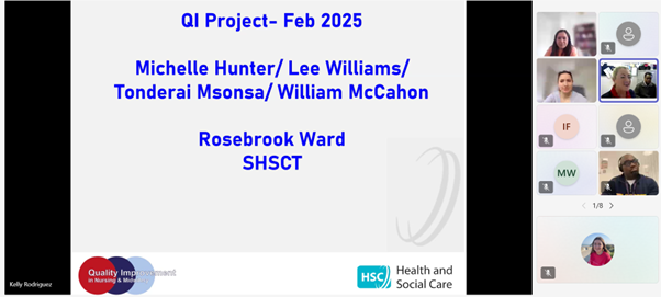 Quality Network for PICUs (@rcpsychqnpicu) on Twitter photo 📢Our first guest speakers from Rosebrook, <a href="/SouthernHSCT/">Southern Trust</a> present 'Reducing Restrictive Practices in PICU' where they showcase how the team have implemented least restrictive practice while maintaining safety!
👋Follow us along for further updates on the #QNPICU Annual Forum 📢Our first guest speakers from Rosebrook, <a href="/SouthernHSCT/">Southern Trust</a> present 'Reducing Restrictive Practices in PICU' where they showcase how the team have implemented least restrictive practice while maintaining safety!
👋Follow us along for further updates on the #QNPICU Annual Forum