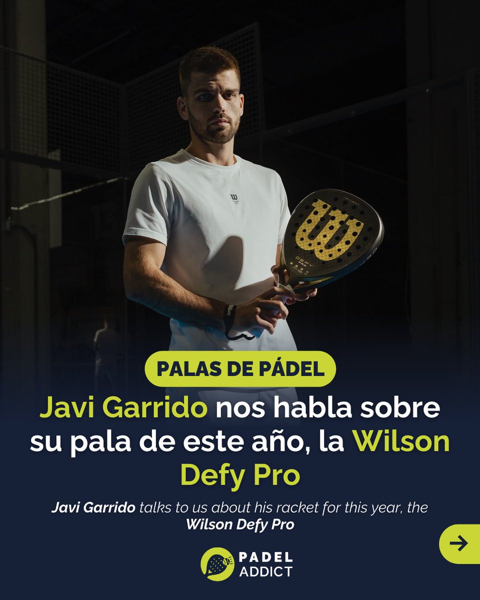 padeladdict's tweet image. 🎾 ¡Así es la Wilson Defy Pro contada por @javigarrido10 ! El jugador nos da sus impresiones sobre la pala con la que jugará este año.

🇬🇧 This is the Wilson Defy Pro as told by Javi Garrido! The player tells us his impressions of the racket he will be playing with in 2025.