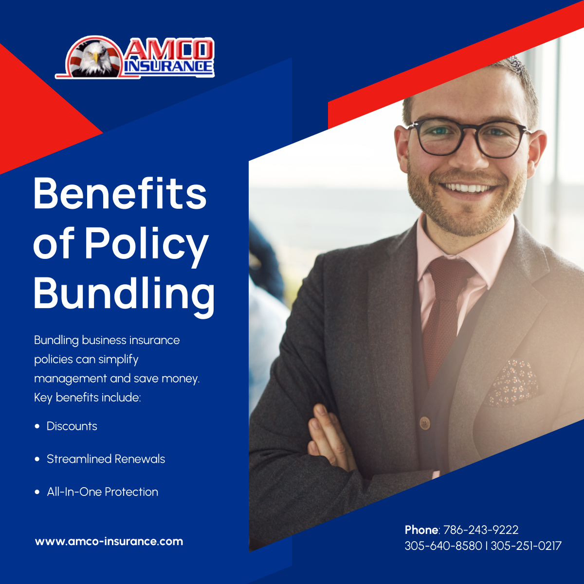 jeinsuranceamco's tweet image. Simplify and save with bundled business insurance. Enjoy discounts, easier management, and all-encompassing coverage. Protect your business with a tailored bundle today!
 
#HomesteadFL #InsuranceServices #AmcoInsurance #BusinessCoverage #PolicyBundle