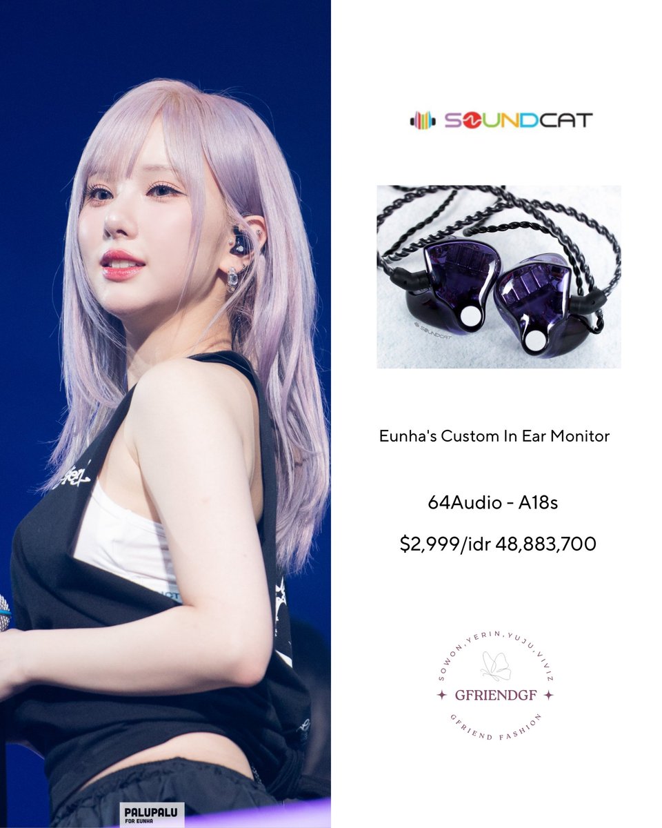Gfriendfashion's tweet photo. Eunha @GFRDofficial Custom In Ear Monitor
#urieunhafashion
64Audio - A18s
#GFRIEND
#EUNHAFASHION https://t.co/Xa9NkDwgq6