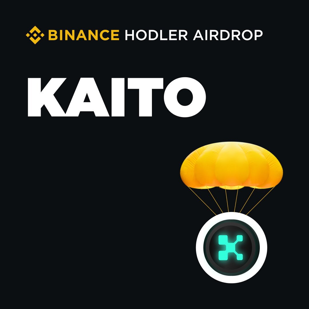 binance's tweet image. Binance is excited to announce the KAITO (KAITO) HODLer Airdrop – @KaitoAI $KAITO.

The Airdrop page will be available on the Binance Airdrop Portal in 12 hours. Plus, this token will be listed on Binance soon!

Find out more 👉 binance.com/en/support/ann…