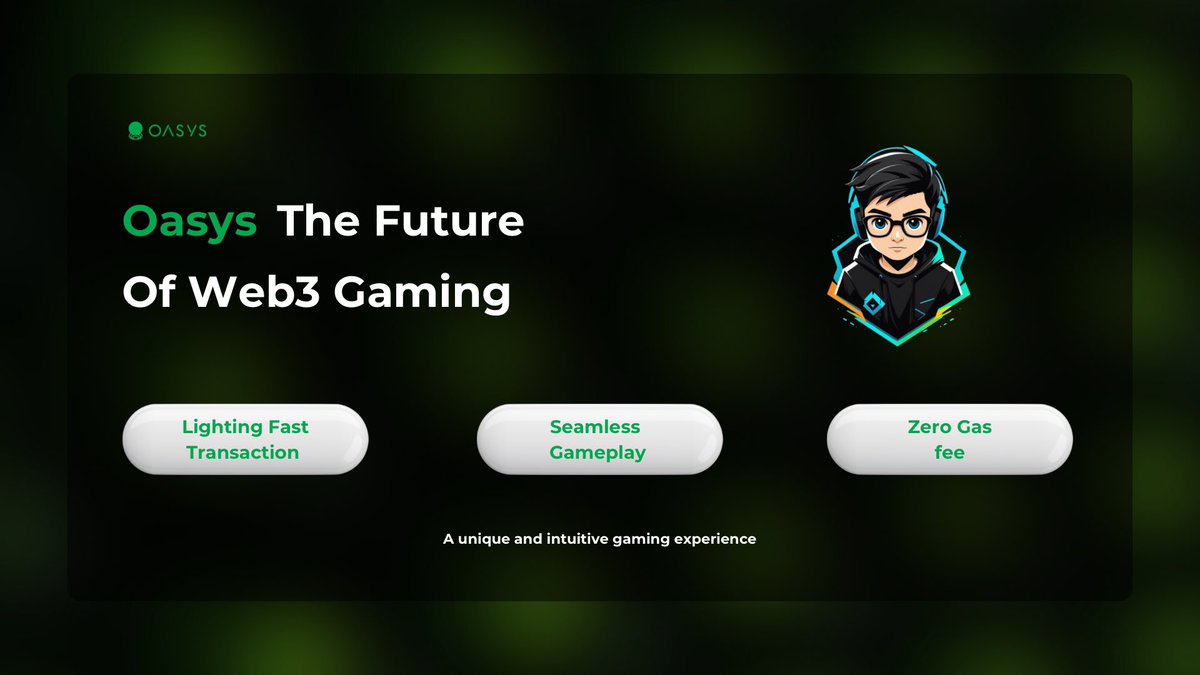 kayor00's tweet photo. The Future of Gaming is Here with @oasys_games! 🎮
Oasys is a next-gen #gamingblockchain designed for:
✅ Seamless gameplay
⚡ Lightning-fast transactions
💰 Zero gas fees
Join the Web3 gaming revolution!
Join now: https://t.co/DWxQASVI3u
#Oasys #Web3Gaming #GameOnChain https://t.co/x4K2lFvQTB