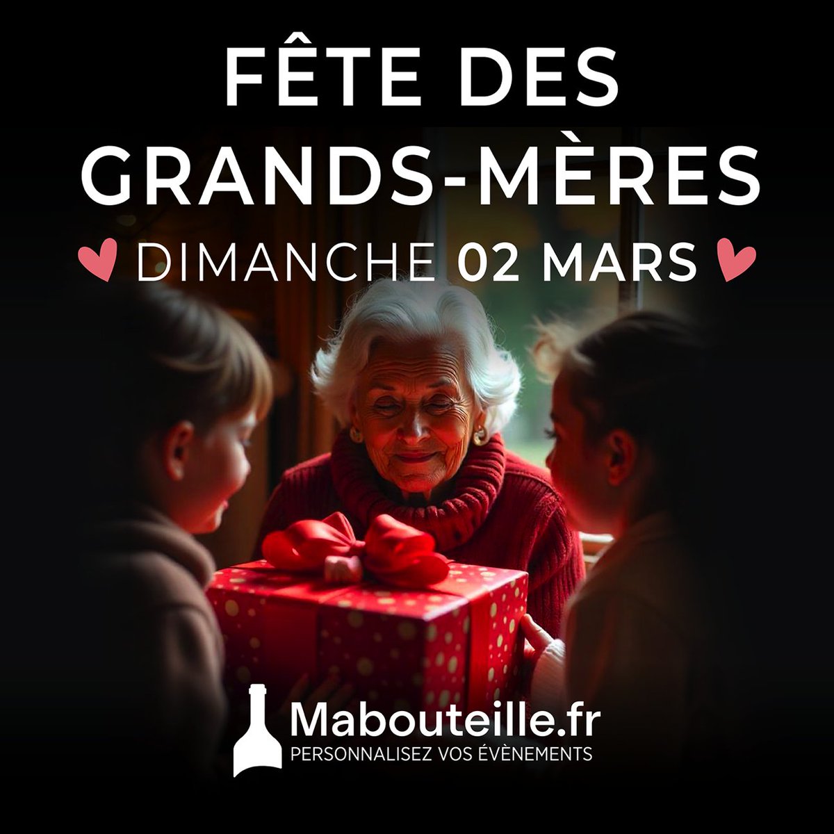 🌸🎁 Fête des Grands-Mères 🎁🌸
Offrez-lui un cadeau unique : une cadeau personnalisé avec amour 💖 mabouteille.fr/fete-des-grand…
Un message, un souvenir, une attention qui restera gravée 🍷✨

#FêteDesGrandsMères #CadeauPersonnalisé #AmourEnBouteille
