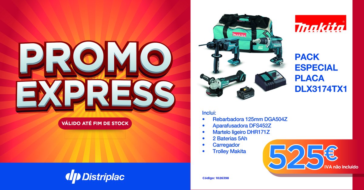 Distriplac_pt's tweet photo. Eleve o seu projeto com as nossas #promoexpress! 🌟
🔹 Qualidade premium
🔹 Preços imbatíveis
🔹 Inovação ao seu alcance
Não perca esta oportunidade!
#Distriplac #InovaçãoNaConstrução #MateriaisPremium #Ofertas https://t.co/au0iq6oeE0