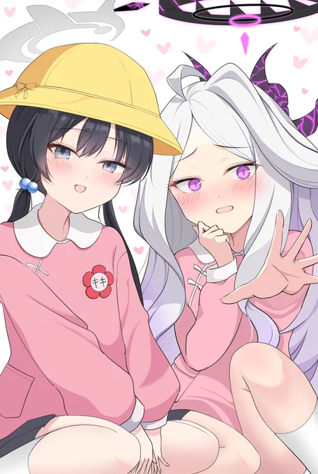 本日はキサキとヒナの誕生日𝐻𝑎𝑝𝑝𝑦 𝐵𝑖𝑟𝑡ℎ𝑑𝑎𝑦#ブルアカ #ブルーアーカイブ 