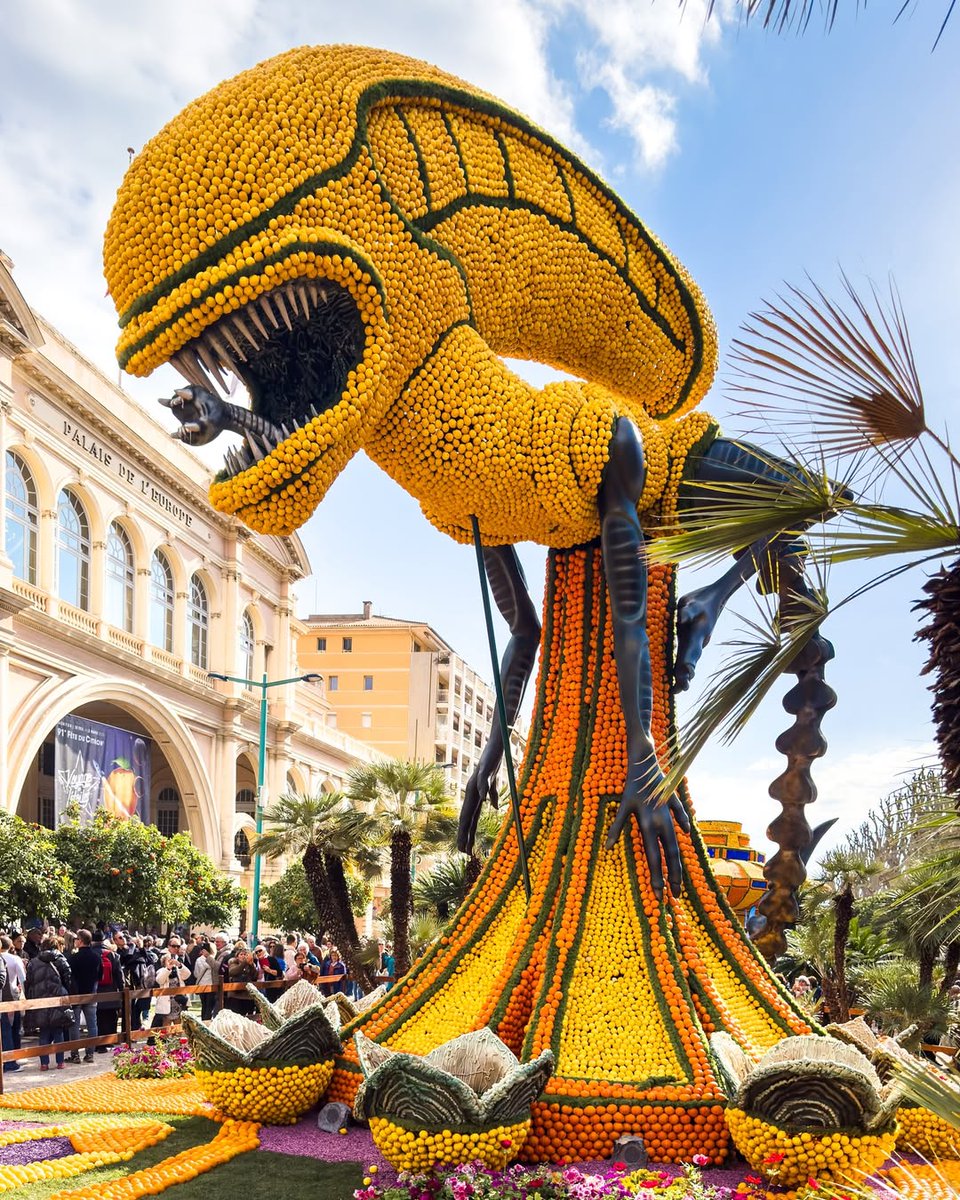 Nicesouris's tweet image. J&apos;aime le nouveau tweet de 🌟Cette année, les sculptures de la #FêteDuCitron à Menton nous emmènent dans l’espace ! 🚀 

Quel est votre coup de 💛 parmi ces œuvres monumentales ? 🍋✨ 

Plus d&apos;infos 👉ow.ly/3HSU50V20A5

📸julianontheroute (IG)

#Co…
