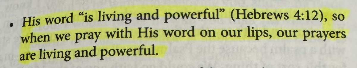 JenniStahlmann's tweet image. When we pray scripture, “the language of scripture becomes the language of our prayer life.” From @bobsorge “Secrets of the Secret Place” #prayingscripture #prayerlife