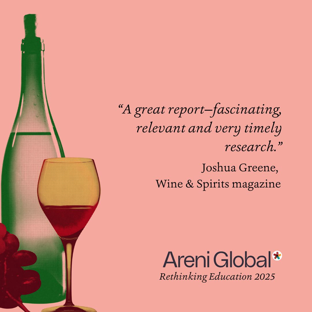 Thank you to Joshua Greene for his review of our latest research Rethinking Education: Shaping the Future of the Wine Trade. 

The whitepaper is now available on our website: bit.ly/ReEDU

#Areniglobal #rethinkingeducation #wineeducation #publication