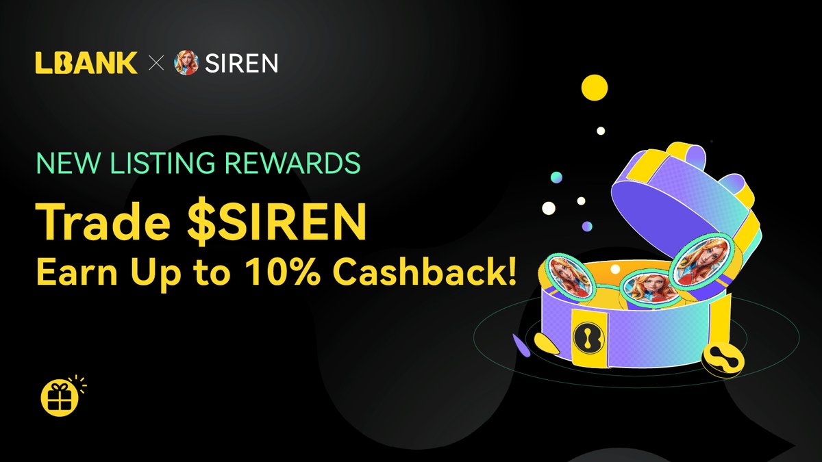 Participate in the #LBank $SIREN promotion and easily earn token rewards! 💰🚀

Steps to participate:
1️⃣ Follow <a href="/LBank_Exchange/">LBank.com</a>
2️⃣ Join the Telegram community: t.me/LBank_en
3️⃣ Fill in your UID to register: forms.gle/bBXm9dug2EYaQm…

Complete the following tasks:
🔹 Trade