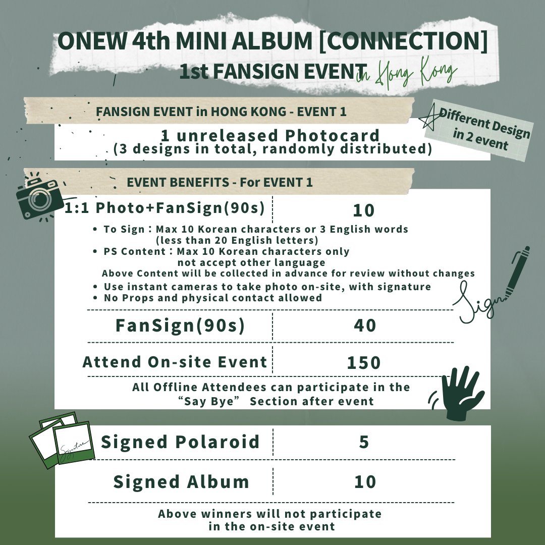 DoremiiEnt's tweet photo. 🌟 @onew_griffin is finally coming to Hong Kong again! ✨
Let's meet Onew in the blooming spring, and feel his charm and warmth! 💖
By purchasing one Onew's album "Connection" through Klook, you can participate in the lucky draw, and so on! Stand a chance to win fansign, autographs, 1:1 photo sessions, or signed instant photos. Stay tuned! 💫

📍 Platform: @klookhk (The purchase link will open tomorrow and is currently unavailable)
📍 Sale period: 
February 20, 2025, 1:00 PM – February 24, 11:59 PM (First event)
February 25, 2025, 1:00 PM – March 1, 11:59 PM (Second event)

📍 Winner announcement: March 2, 2025 
📍 Price: HKD 200 / CNY 188 per item 💵
(Includes international shipping to Hong Kong and mainland China; receiver need to pay for local delivery fee.)

📍 Evebt dates: March 22, 2025, evening (First event) / March 23, 2025, noon (Second event)
📍 Performance venue: Hong Kong
🎉 Looking forward to seeing you all! 🎉

All matters related to this event are ultimately interpreted by the organizers
#Onew #SHINee #fansign #hongkong #onew #CONNECTION