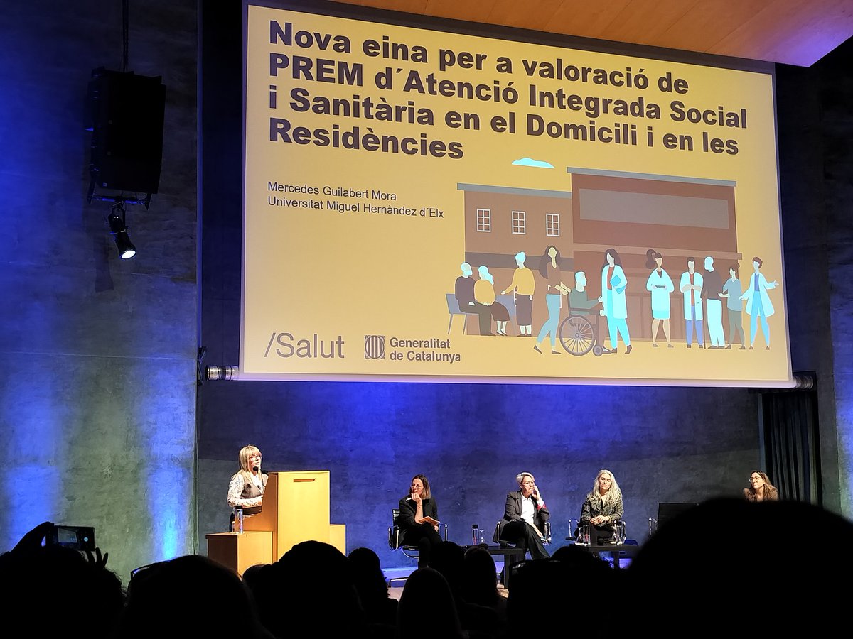 🙋Molt interessants les aportacions de <a href="/MerceGuilabert/">Mercedes Guilabert</a> a la taula d' innovació en relació a la cerca #PREMS en l'AISS al domicili i residencies. Enhorabona !!!
La <a href="/SCQA_/">Societat Catalana de Qualitat Assistencial</a> molt atenta al projecte i als resultats salutweb.gencat.cat/ca/detalls/Not…