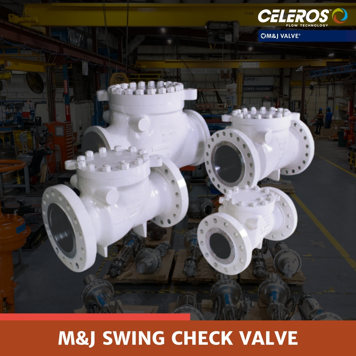 Manufactured at our Houston facility, here's why our M&amp;J Swing Check Valves are a paragon of our commitment to quality:

1️⃣ one-piece body
💧 top entry design for diverse applications
🔧 longevity &amp; easy maintenance
✅ API-Q1 &amp; ISO-9001 accredited

ℹ️ celerosft.com/en-us/brands/m…