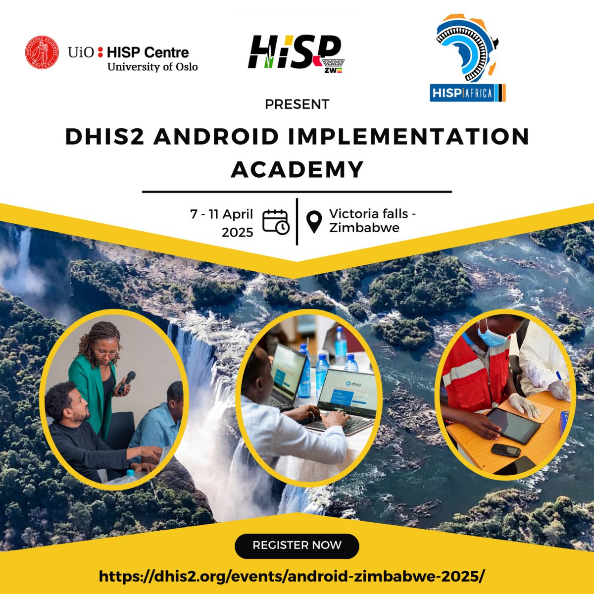 TrueSoW's tweet photo. Registration is open. Join us at this important meeting in Victoria Falls from 7 to 11 April 2025 to meet experts, share and consolidate your knowledge on @dhis_2 implementation https://t.co/W5GpG8Fces https://t.co/MW80vX950S