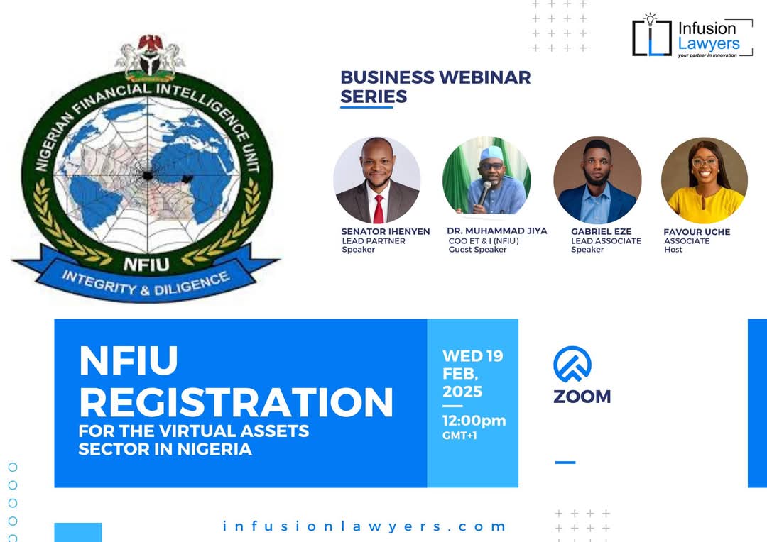 We are happy to have Dr. Muhammad Jiya, Chief Operating Officer, Emerging Technologies and Innovation Sector, Nigerian Financial Intelligence Unit (NFIU) as a Guest Speaker at our Business Webinar Series.

Join here: zoom.us/meeting/regist…