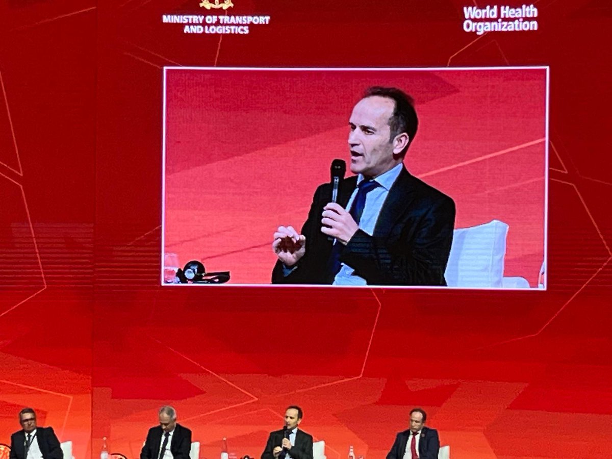 FESVIAL's tweet image. Eduardo Mayoral @Alsa_autobuses, miembro del patronato de @FESVIAL interviene en la 4ª Global Ministerial Conference Road Safety exponiendo las acciones de #seguridadvial y formación continua que realizan con sus conductores profesionales para su mejora constante #CommitToLife