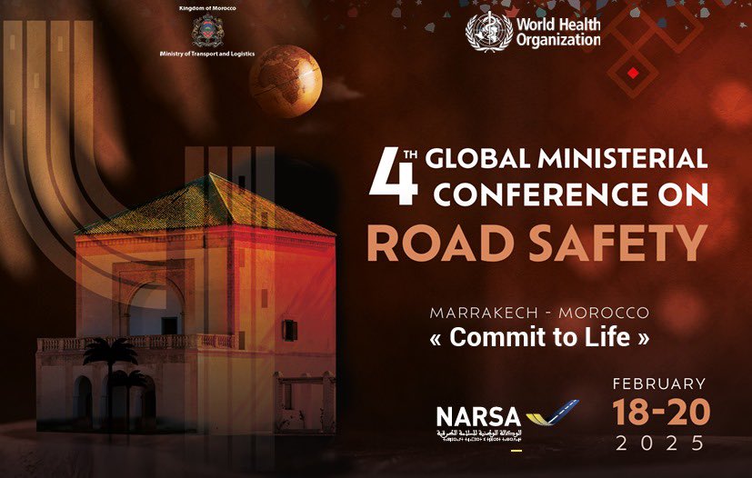 FESVIAL's tweet image. Eduardo Mayoral @Alsa_autobuses, miembro del patronato de @FESVIAL interviene en la 4ª Global Ministerial Conference Road Safety exponiendo las acciones de #seguridadvial y formación continua que realizan con sus conductores profesionales para su mejora constante #CommitToLife