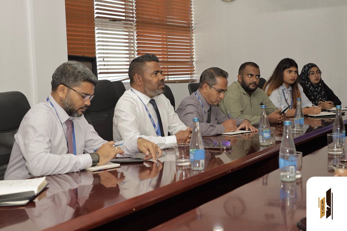 RACL Managing Director Ahmed Mubeen and senior members met with Fenaka Corporation Deputy Managing Director Mohamed Abdul Kareem and team to discuss Faresmaathoda and Muli Airport utility requirement.
<a href="/TeamFenaka/">Fenaka Corporation Ltd</a> 

#racl #airportsmv #aviationmv #fenakacorportation #fyp