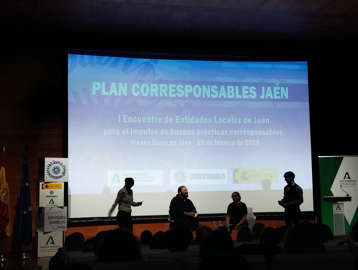 ASEISasociacion's tweet photo. Hoy nos encontramos en el  "Jaén Corresponsable. I Encuentro de Entidades Locales de Jaén para el impulso de buenas prácticas corresponsables" organizado por la @IgualdadAND en #Jaén #PlanCorresponsablesJAÉN #corresponsabilidad #comciliación #social #empleo #familias https://t.co/d1QfPB0a0h