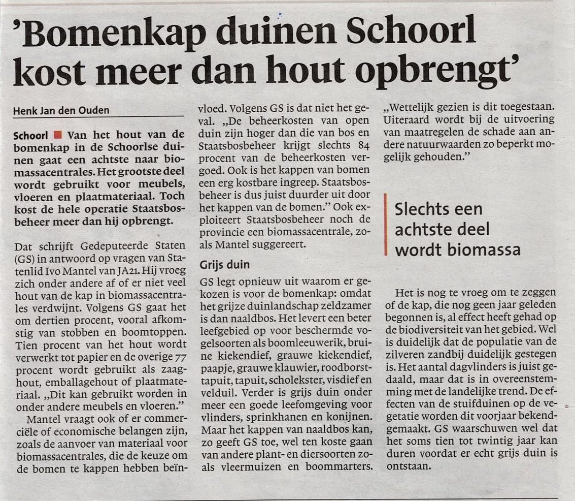 LavieJanRoos's tweet photo. Je kapt 17.000 bomen tegen de wil van het volk en nu kost het dat volk nog geld ook en is de zogenaamde verbetering van de natuur nog onbekend. Nederland in een notendop. https://t.co/GQxydQpG2w