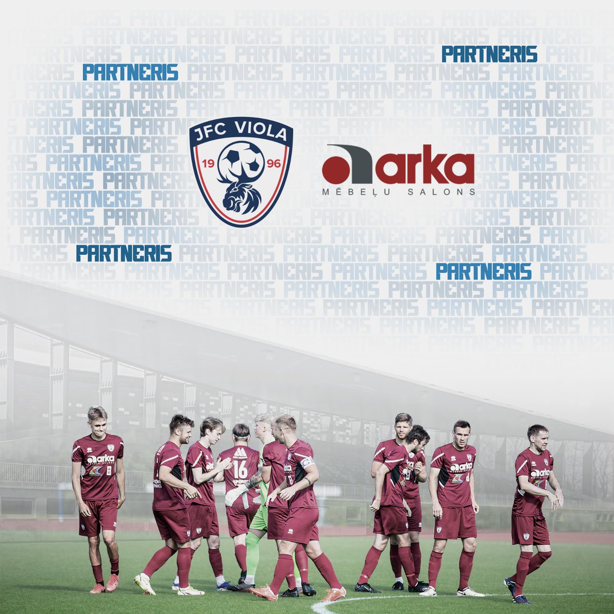 ✌️ Priecīga partnerziņa!
⚽️ Arī 2025.gadā turpināsies sadarbība ar mēbeļu ražošanas uzņēmumu Salons Arka
➡️ jfcviola.lv/2025/02/19/sal…
#jelgavasfutbols #jfcviola #jfcviolapartneri
😎  Par draudzīgi pozitīvu futbolu!