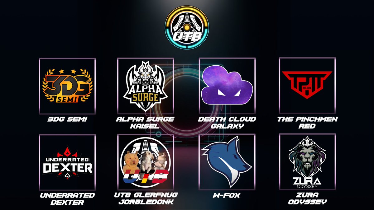 🚀 The stage is set! All 8 teams are locked in for the UTB Invitational – February 2025 🏆

Who will rise above the rest and claim victory? 👀

Find out LIVE on February 23 over on our Twitch channel 🎥🔥

Links in replies! 🔗 #UTBInvitational #RocketLeague