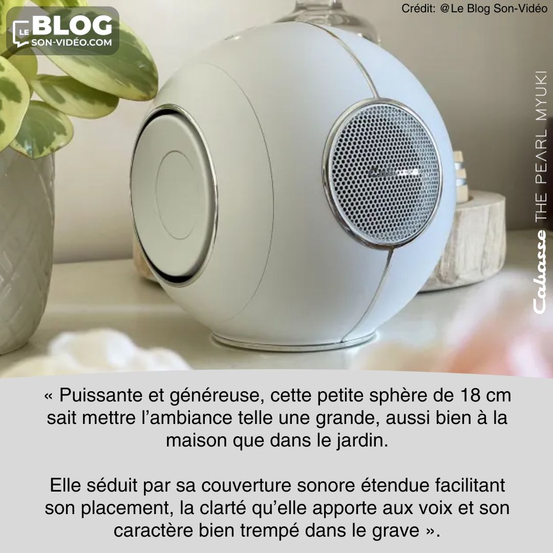 THE PEARL MUYKI : Puissante et généreuse !

Valentin Lefort du blog son-vidéo a testé pour vous THE PEARL MYUKI, la nouvelle enceinte active connectée haute résolution sur batterie, ultra-portable, ultra-puissante, de la Collection Luxury Audio.

bit.ly/3Qr3Xxw