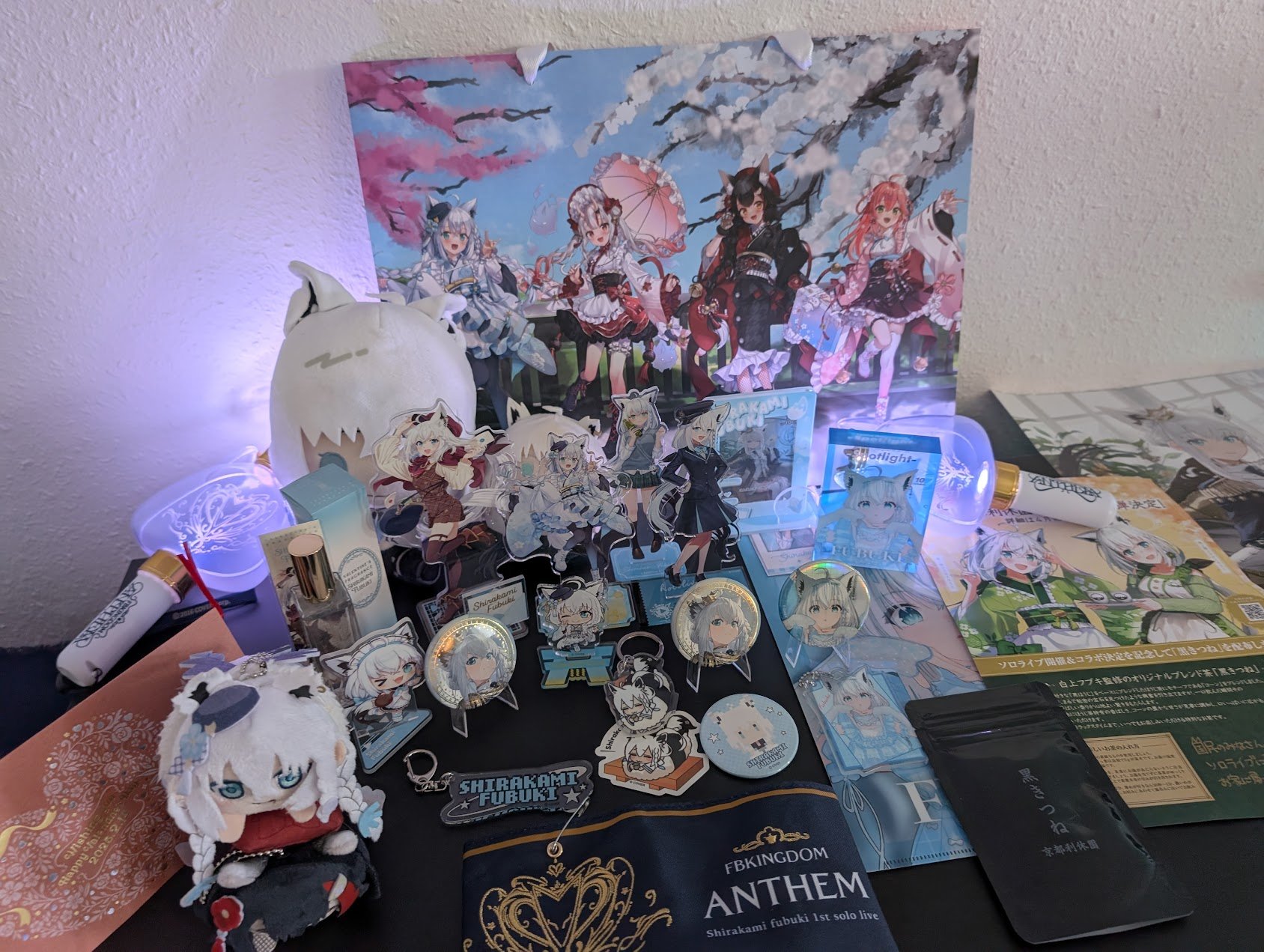 白上フブキ FBKINGDOM “ANTHEM”銀テープ カラーテープ3本セット