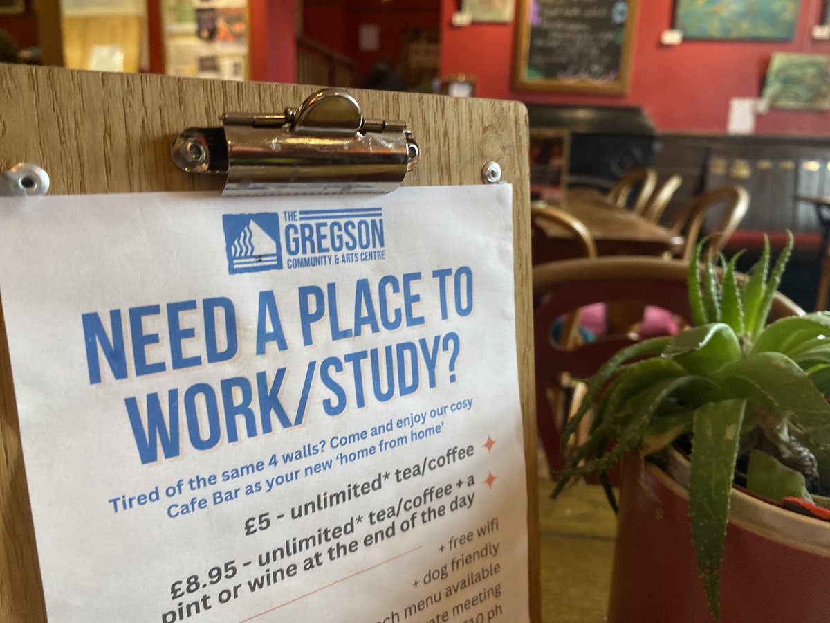 A warm welcome on a wet day in #lancaster <a href="/gregsoncentre/">Gregson Centre</a>