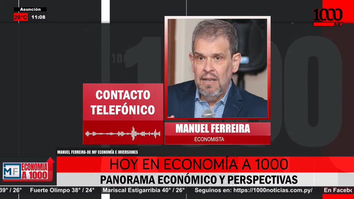 PANORAMA ECONÓMICO Y PERSPECTIVAS |🛒📊📈📉

🗣"El cambio de la política económica americana con la asunción de #Trump es lo que ha resaltado en todo este tiempo y seguramente lo que va a marcar en el 2025"- <a href="/FerreiraBManuel/">Manuel Ferreira</a>, presidente de <a href="/mfeconomia/">MF Economía | Inversiones</a> 

Conduce: <a href="/princeotto4/">Prince Otto</a> y