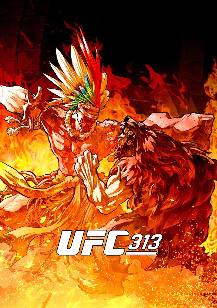 UFC 313 Brushwork