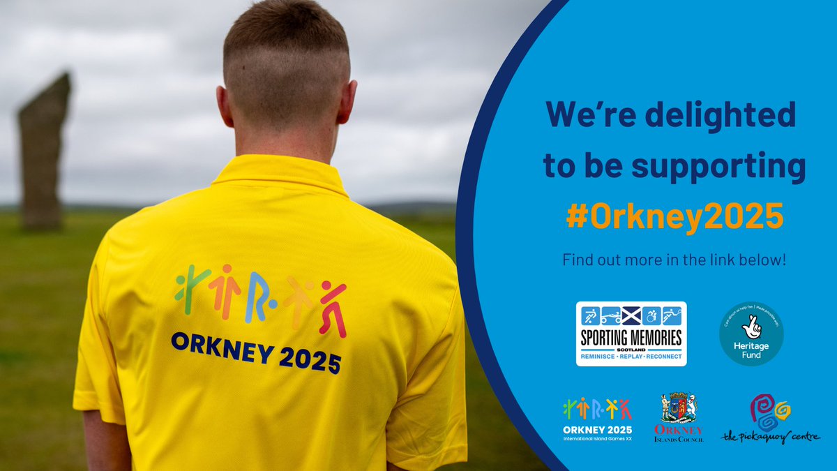 Sporting Memories (@sportsmemnet) on Twitter photo We’re delighted to announce that we will be launching two new Clubs in Orkney alongside other exciting activities as part of our involvement with the International Island Games 2025, thanks to support from <a href="/HeritageFundSCO/">The National Lottery Heritage Fund Scotland</a>.
More info here: sportingmemories.uk/news/news/capt…
#Orkney2025 We’re delighted to announce that we will be launching two new Clubs in Orkney alongside other exciting activities as part of our involvement with the International Island Games 2025, thanks to support from <a href="/HeritageFundSCO/">The National Lottery Heritage Fund Scotland</a>.
More info here: sportingmemories.uk/news/news/capt…
#Orkney2025