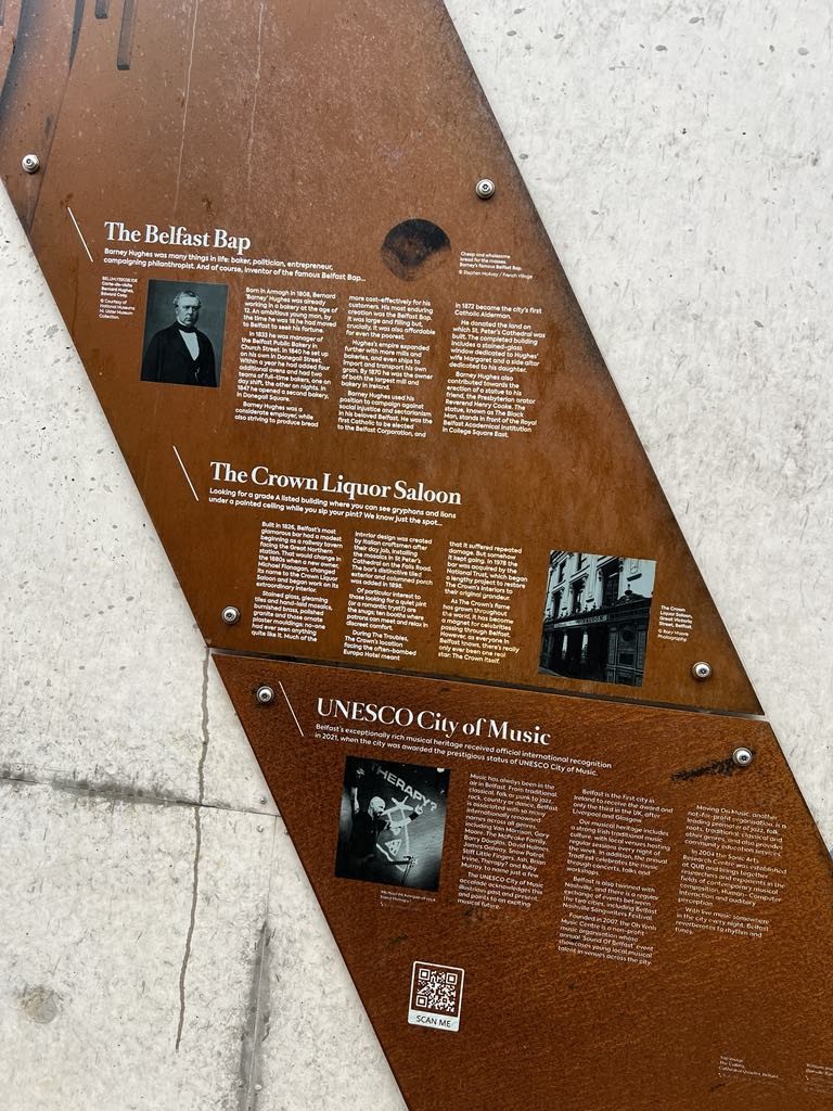 If you are passing through the new Belfast Grand Central Station, please do do check out this cool piece of wall art featuring T?!

Honoured to have been mentioned &amp;have the band represent the amazing NI music scene!

Thanks to <a href="/shamrockraver/">Livia Văduva</a> for the live image &amp; the wall pics!