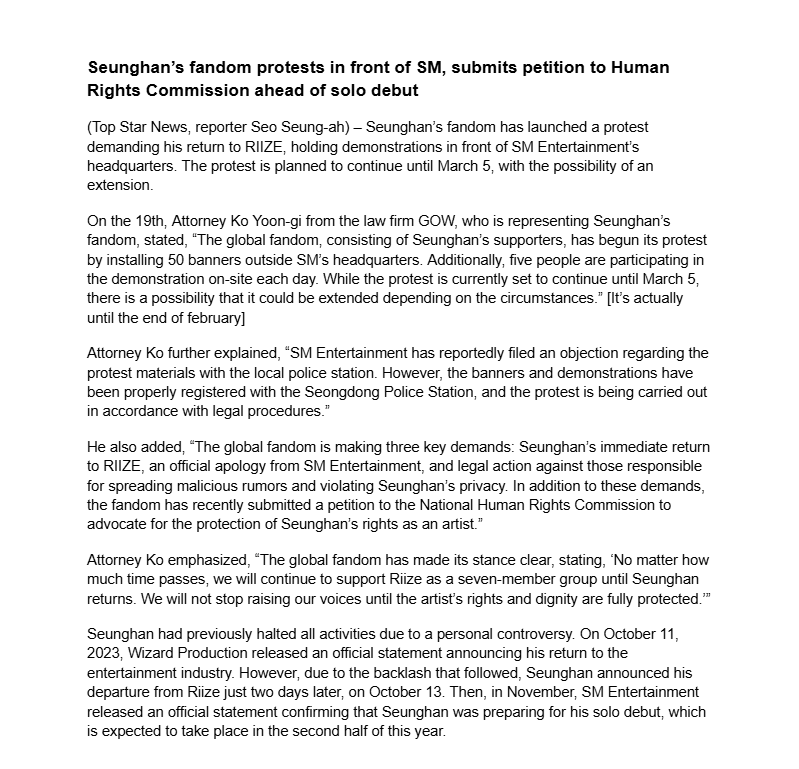 Full translation of the article today