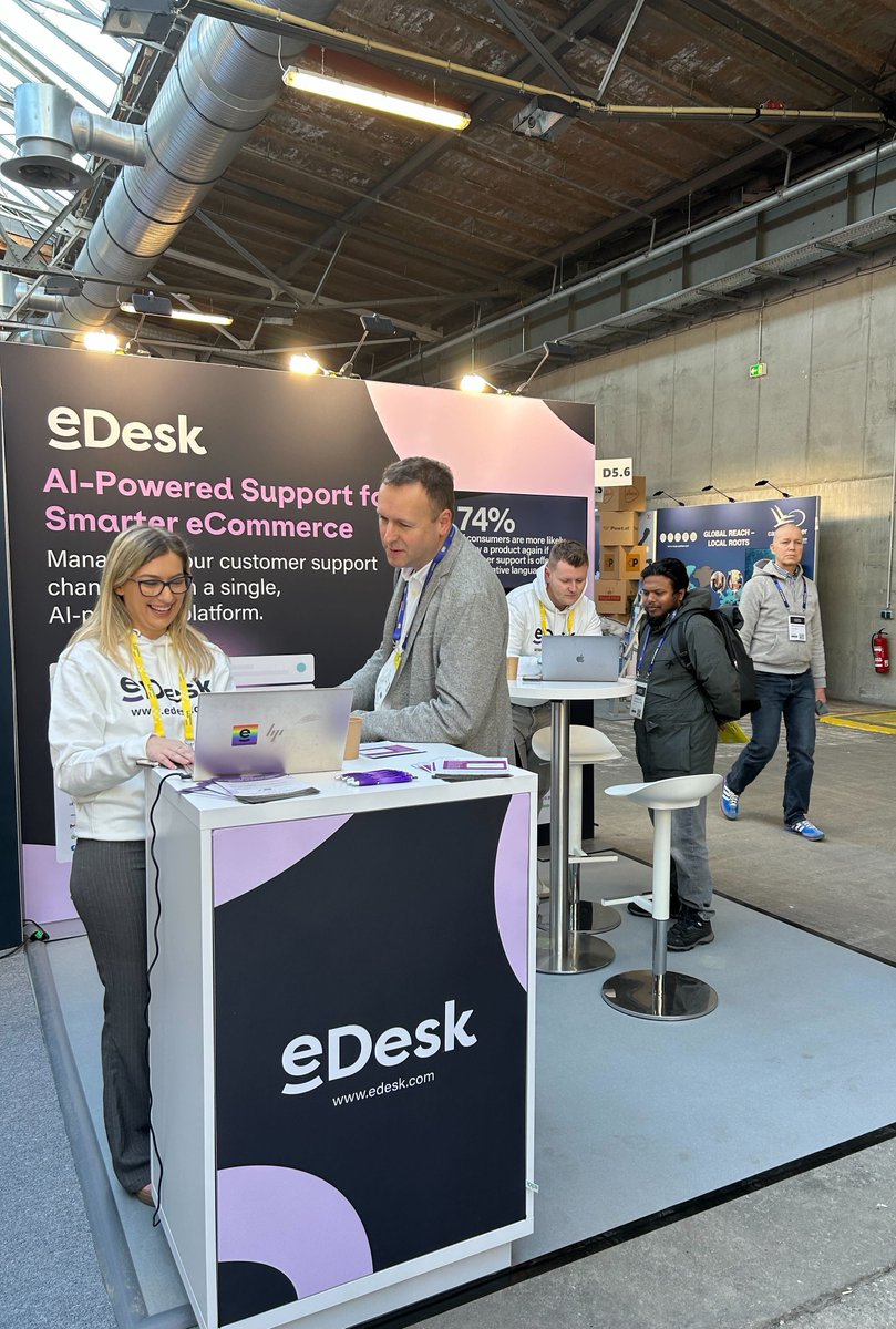 We're live at the <a href="/ecommerceberlin/">E-commerce Berlin Expo | 17-18 Feb 2026</a>  Expo!🚀 Stop by Booth D5.6 to see how we can elevate your customer support. #ecommexpo #eDesk #CustomerSupport