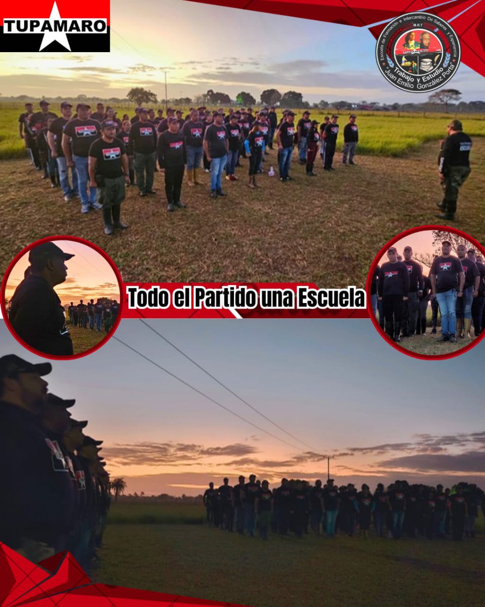 NOS FORMAMOS Y ESA ES NUESTRA LUZ 🚩🏴

Con la entonación de nuestro  himno TUPAMARO continuamos en el tercer día de formación en nuestra "Escuela de Formación e Intercambio de Saberes y Experiencias Juan Emilio González Porta".

"Quiero ser como los soldados de las ideas, que no
