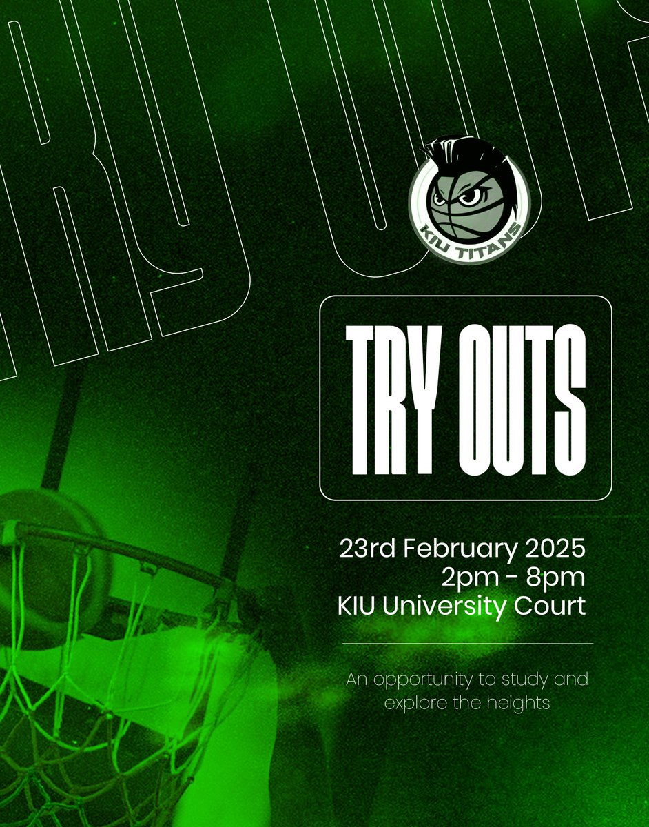 This Could be your chance to become a Titan. #PrideOfKansanga