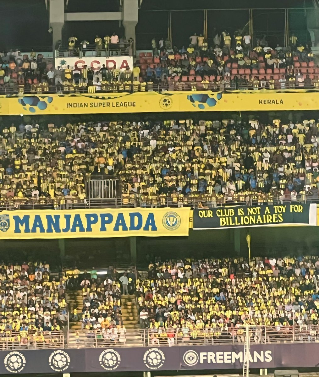 kbfc_manjappada's tweet image. Our Club is not a Toy for Billionaires ⚠️‼️

#Manjappada #UnitedForBetterBlasters #KBFC #ISL #Blasters
