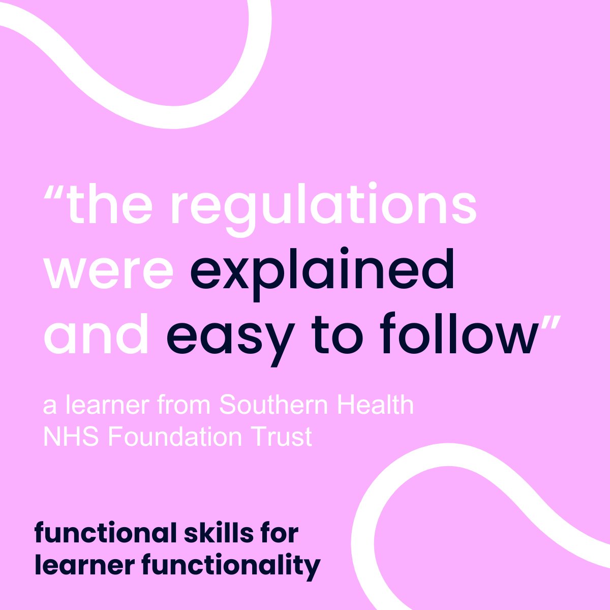 Designed for learner ease, our Functional Skills assessments are 'easy to follow'. 

We work with the NHS to offer Functional Skills assessments for NHS employees. Want to find out more? Click here -  openawards.org.uk/what-we-offer/… 

#FunctionalSkills #NHS #NHSEngland