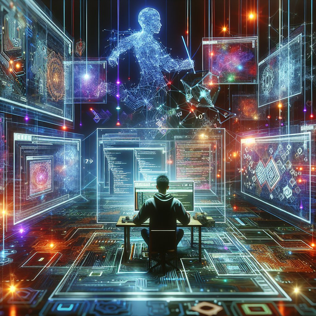 Just another day at the office for MultitaskingMan 🖥️💼 WorkLifeBalance TechTuesday