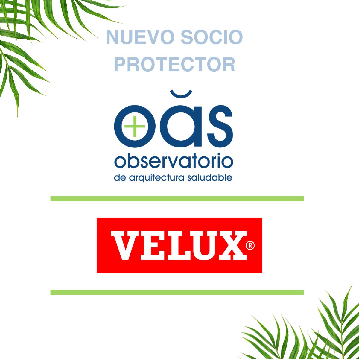 OASaludable (@oasaludable) on Twitter photo 📣 <a href="/VELUXSpain/">VELUX España</a> refuerza su compromiso con la arquitectura saludable al convertirse en Socio Protector del OAS. Juntos impulsaremos nuevas iniciativas para mejorar la salud y el bienestar en los espacios construidos mediante luz natural, ventilación y aislamiento eficiente. 💡🌿 📣 <a href="/VELUXSpain/">VELUX España</a> refuerza su compromiso con la arquitectura saludable al convertirse en Socio Protector del OAS. Juntos impulsaremos nuevas iniciativas para mejorar la salud y el bienestar en los espacios construidos mediante luz natural, ventilación y aislamiento eficiente. 💡🌿
