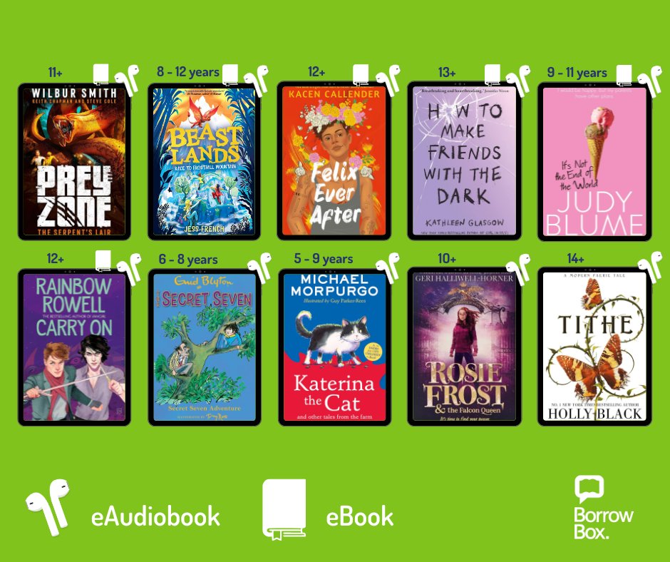 Library Service - Hampshire County Council (@hantslibraries) on Twitter photo For the children and young adults! These eTitles can be borrowed now on BorrowBox, with no wait.
hampshire.borrowbox.com
#Reading #ReadingCommunity #Libraries #Books #BookSpotlight <a href="/SteveColeBooks/">Steve Cole</a> For the children and young adults! These eTitles can be borrowed now on BorrowBox, with no wait.
hampshire.borrowbox.com
#Reading #ReadingCommunity #Libraries #Books #BookSpotlight <a href="/SteveColeBooks/">Steve Cole</a>