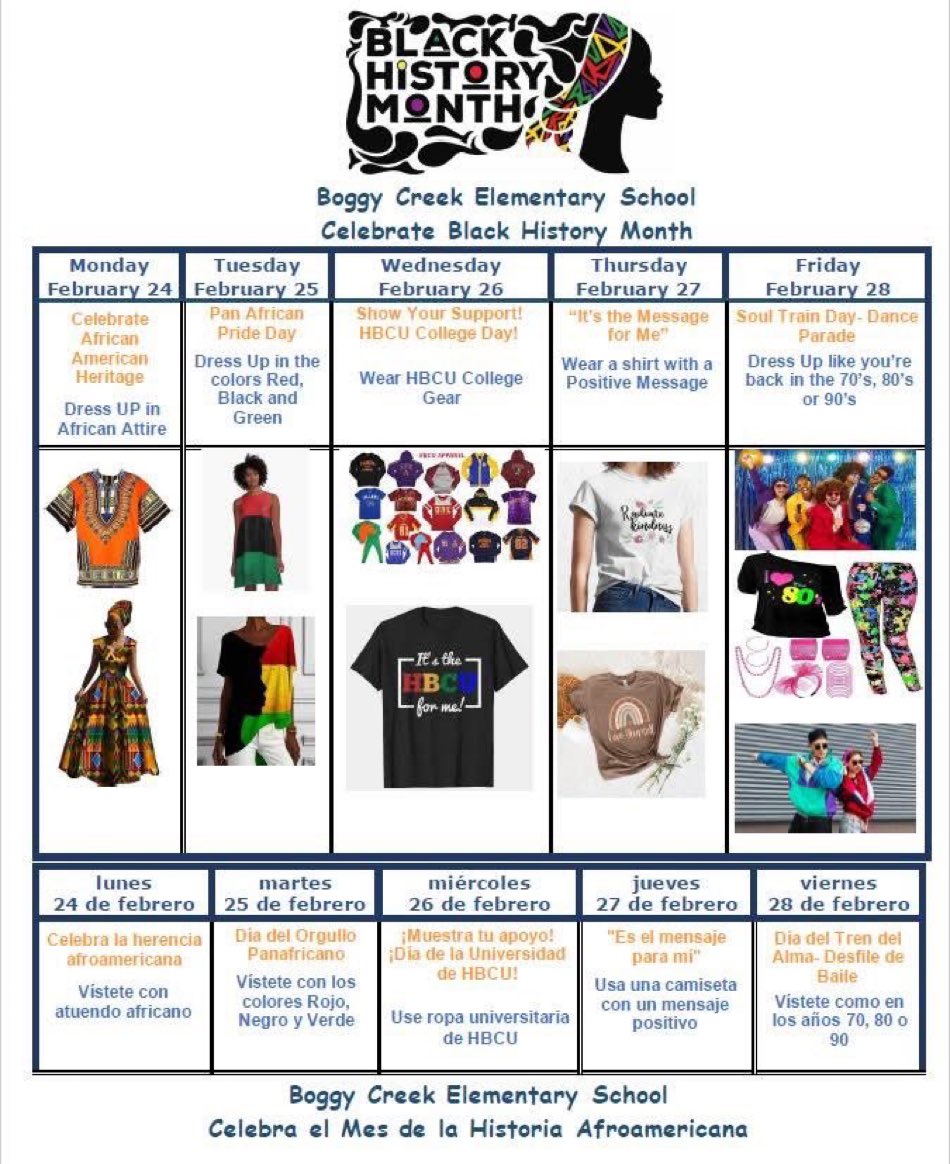 Boggy Creek Elementary School (@bcesmanatees) on Twitter photo Come Celebrate Black History with us! <a href="/Osceolaschools/">Osceola Schools</a> <a href="/SDOCElemEd/">SDOCElemEd</a> <a href="/SDOCChoiceEdu/">Osceola County School District -Educational Choice</a> Come Celebrate Black History with us! <a href="/Osceolaschools/">Osceola Schools</a> <a href="/SDOCElemEd/">SDOCElemEd</a> <a href="/SDOCChoiceEdu/">Osceola County School District -Educational Choice</a>