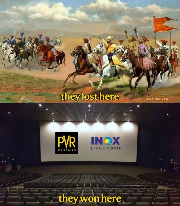 RaysTweetsss's tweet photo. Chavva ka… rana pratap ka… prithvi raj ka …. Sabka badle lega tera sanghi PVR mein😹😹😹😌 https://t.co/yz4cN4Yc5g